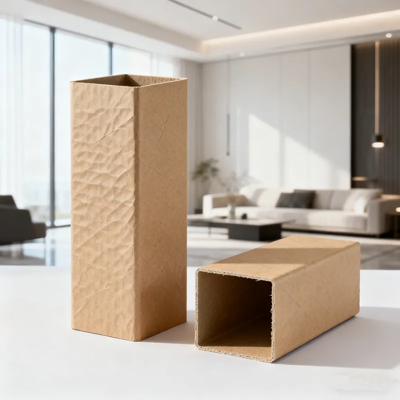 Miljøvenlige kvadratiske papirrør